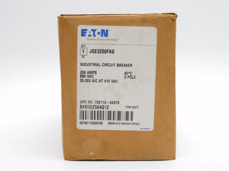 EATON JGE3250FAG 690VAC 250A (AS PICTURED) NSMP