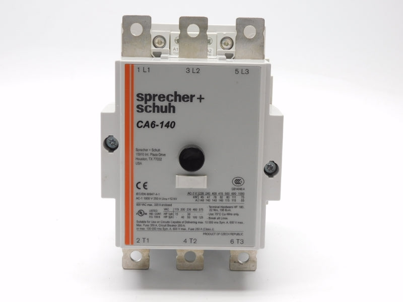 SPRECHER+SCHUH CA6-140 SER. B 110/120V 250A NSNP
