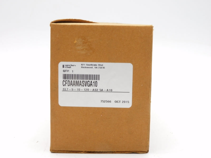 SPRECHER+SCHUH CL7-9-10-120-AS2.5A-A10 CFDAAMASVGA10 110/120V 1.6-2.5A NSMP