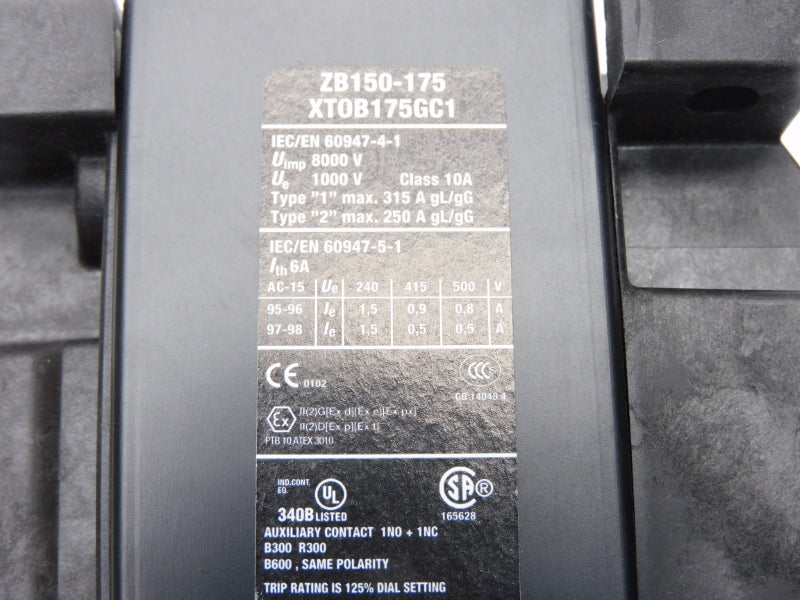 EATON ZB150-175 XTOB175GC1 500V 145-175A NSMP