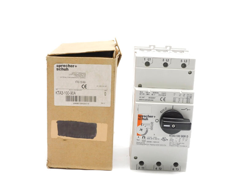 SPRECHER+SCHUH KTA3-100-90A SER. D 600VAC 63-90A NSMP