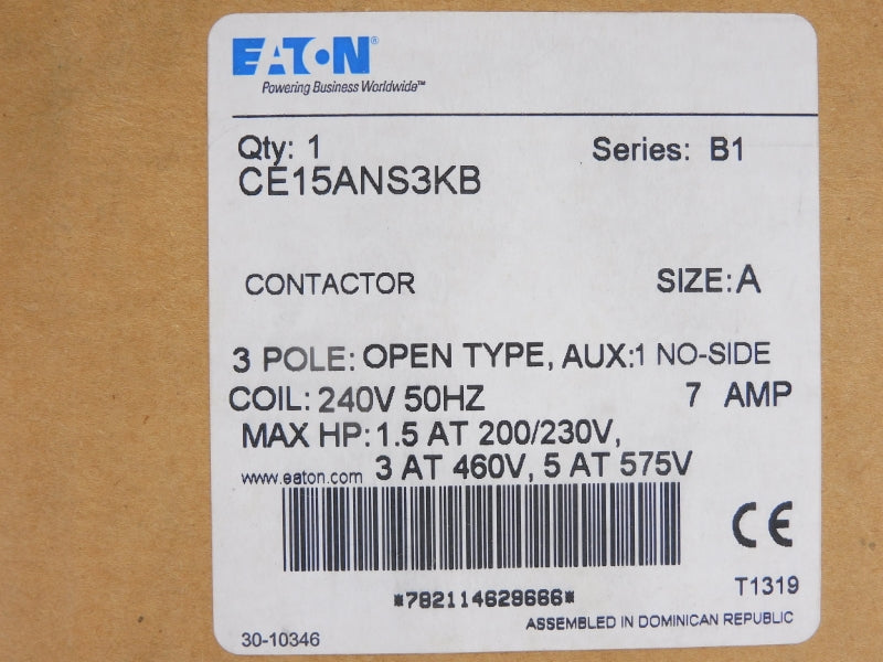 EATON CE15ANS3KB SER. B1 240V 7A NSMP