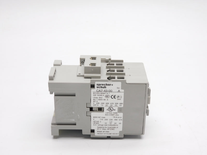 SPRECHER+SCHUH CA7-43-10-480 440/480V NSMP