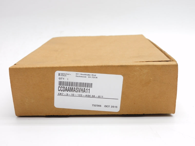 SPRECHER+SCHUH CK7-9-10-120-AS4.0A-A11 CCDAAMASVHA11 110/120V 2.5-4.0A NSMP