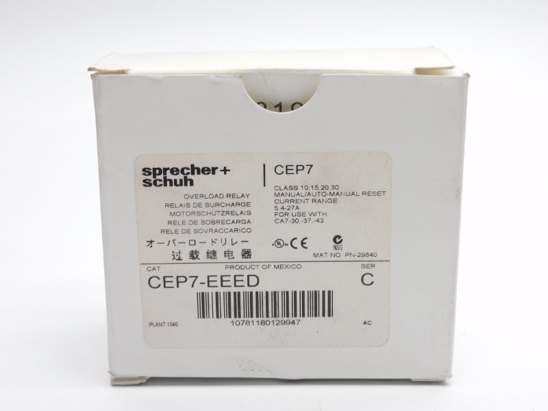 SPRECHER+SCHUH CEP7-EEED SER. C 690V 5.4-27A NSMP