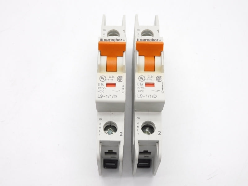 SPRECHER+SCHUH L9-1/1/D 277VAC 1A (PKG OF 2) NSMP