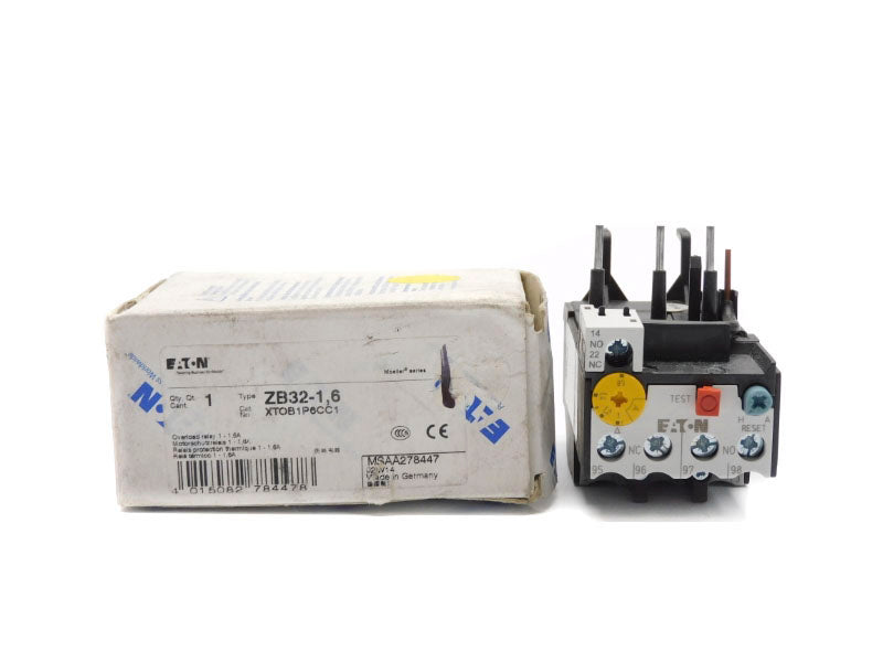 EATON XTOB1P6CC1 ZB32-1,6 690V 1-1,6A NSMP