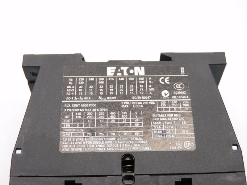 EATON XTCE032C10A 110/120V 32A NSMP