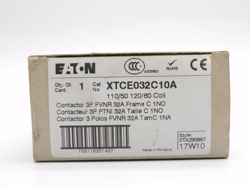 EATON XTCE032C10A 110/120V 32A NSMP