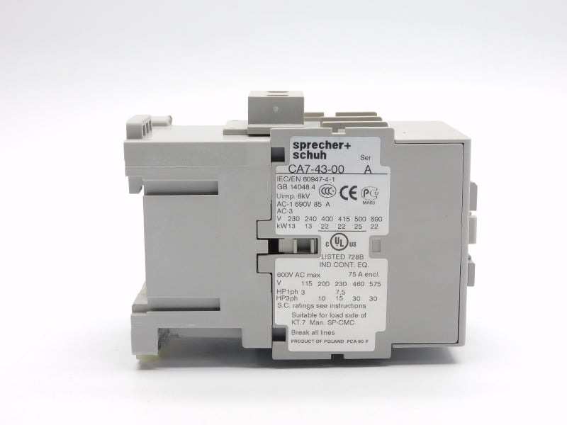 SPRECHER+SCHUH CA7-43-00-120 SER. A 110/120V UNMP