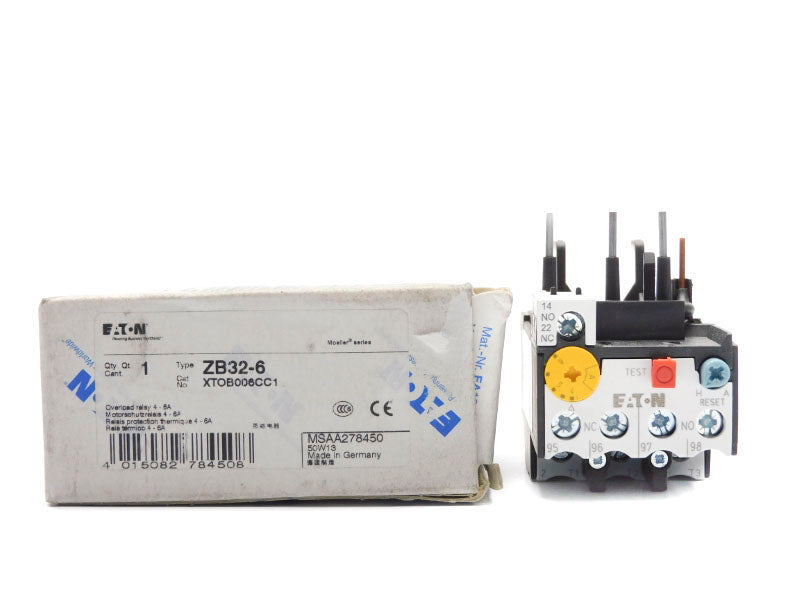 EATON XTOB006CC1 ZB32-6 690V 4-6A NSMP
