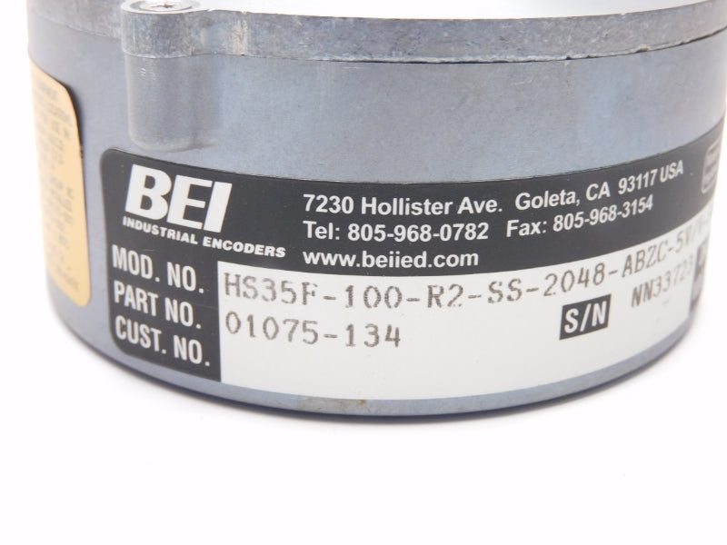 BEI HS35F-100-R2-SS-2048-ABZC-5V/V-SM18-EX 01075-134 NSMP