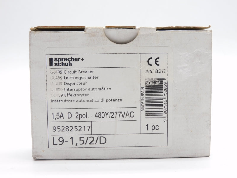 SPRECHER+SCHUH L9-1,5/2/D 277VAC 1,5A NSMP