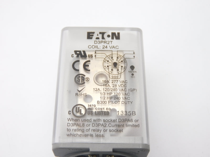 EATON D3PR2T 24VAC 16A NSMP
