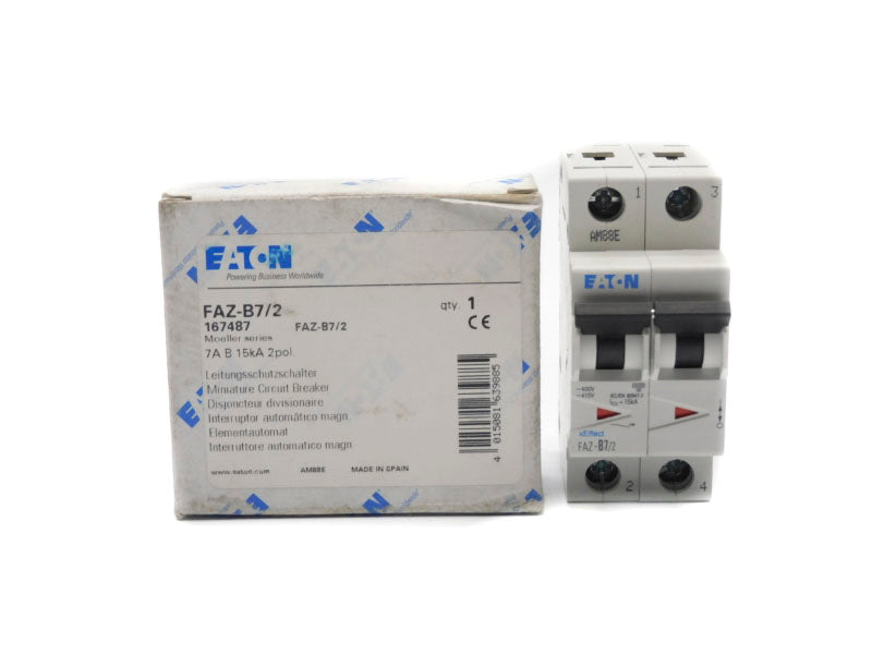 EATON FAZ-B7/2 167487 415V 7A NSMP