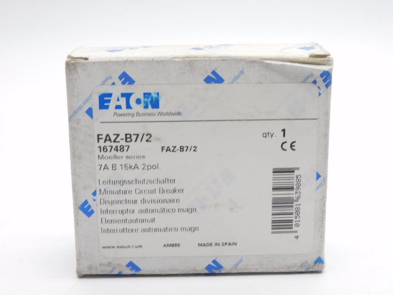 EATON FAZ-B7/2 167487 415V 7A NSMP