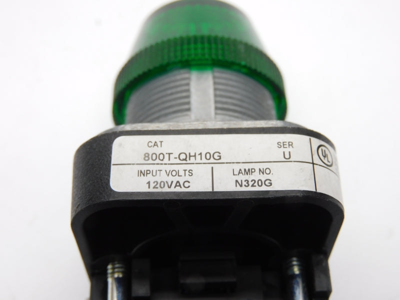 ALLEN BRADLEY 800T-QH10G SER. U 120VAC NSNP