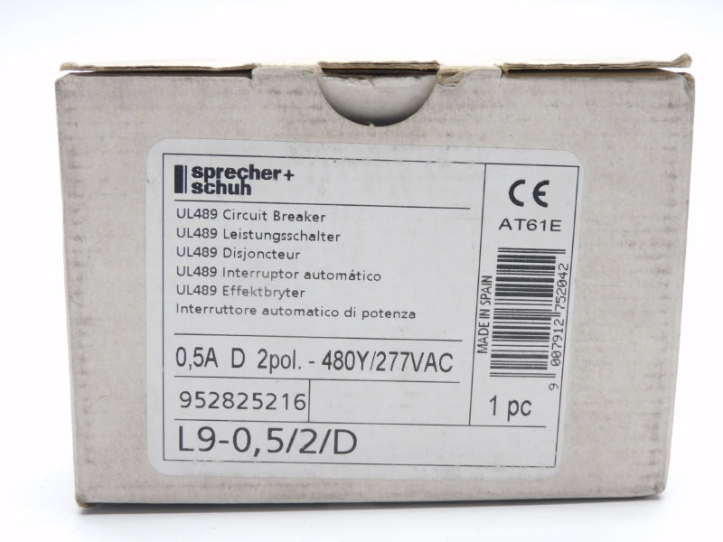 SPRECHER+SCHUH L9-0,5/2/D 277VAC 0,5A NSMP