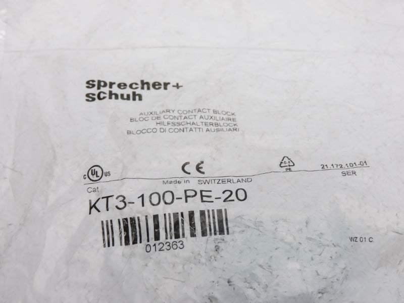 SPRECHER+SCHUH KT3-100-PE-20 NSMP