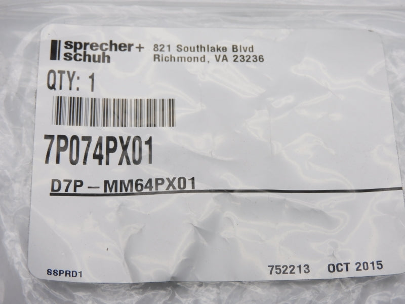 SPRECHER+SCHUH D7P-MM64PX01 7P074PX01 NSMP