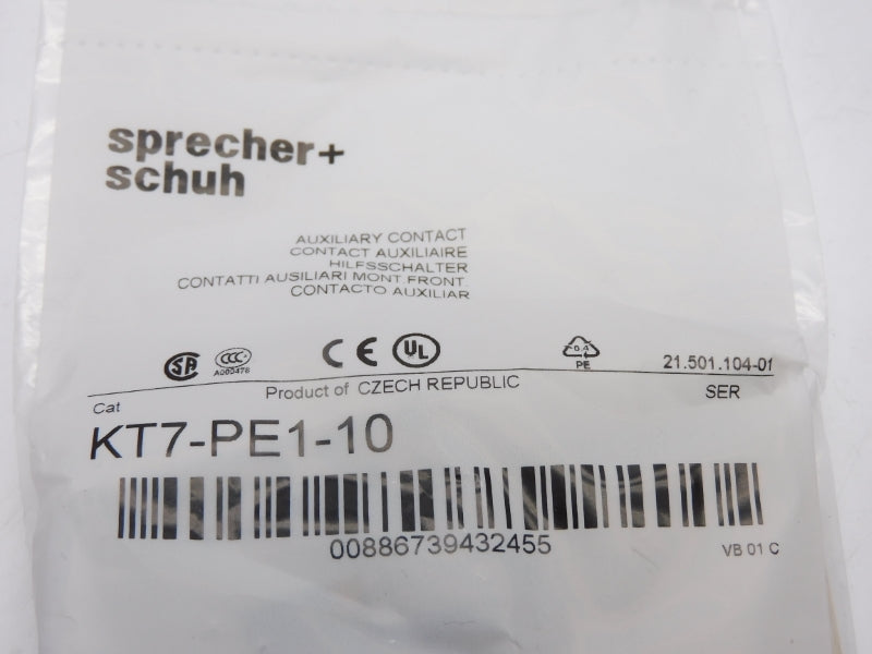 SPRECHER+SCHUH KT7-PE1-10 250V 5A NSMP