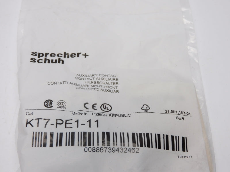 SPRECHER+SCHUH KT7-PE1-11 250V 5A NSMP