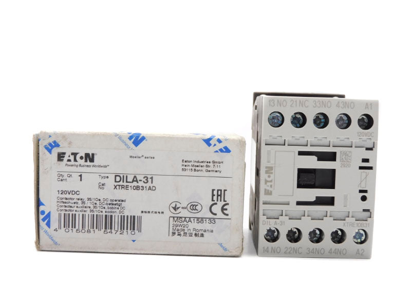 EATON XTRE10B31AD DILA-31 120VDC NSMP