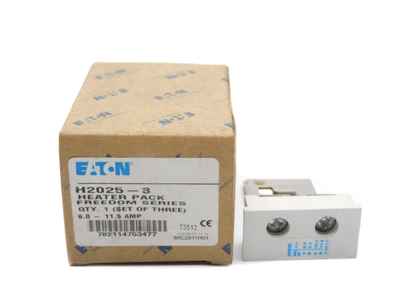 EATON H2025-3 8.0-11.5A (PKG OF 3) NSMP