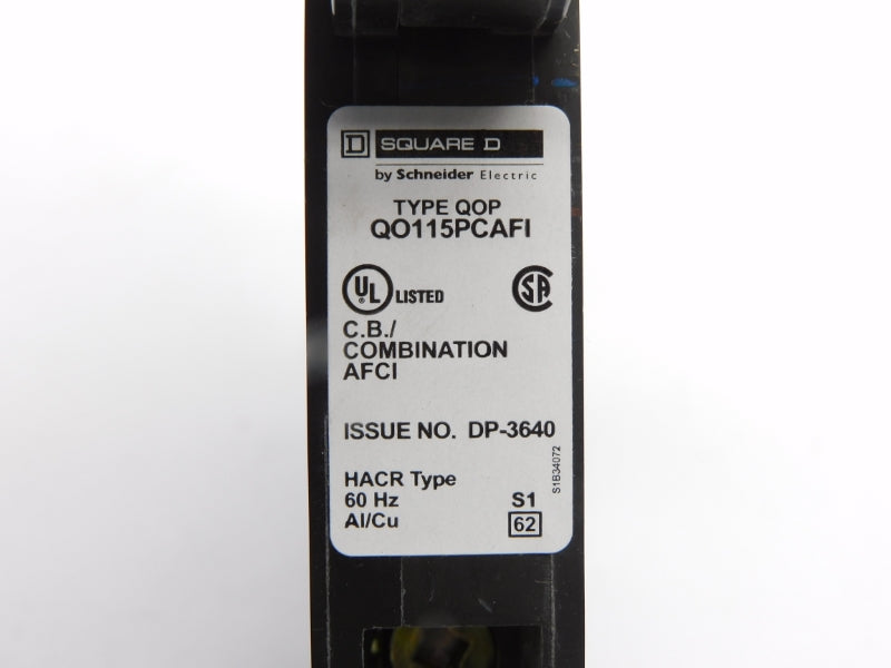 SQUARE D QO115PCAFI 120V 15A NSNP