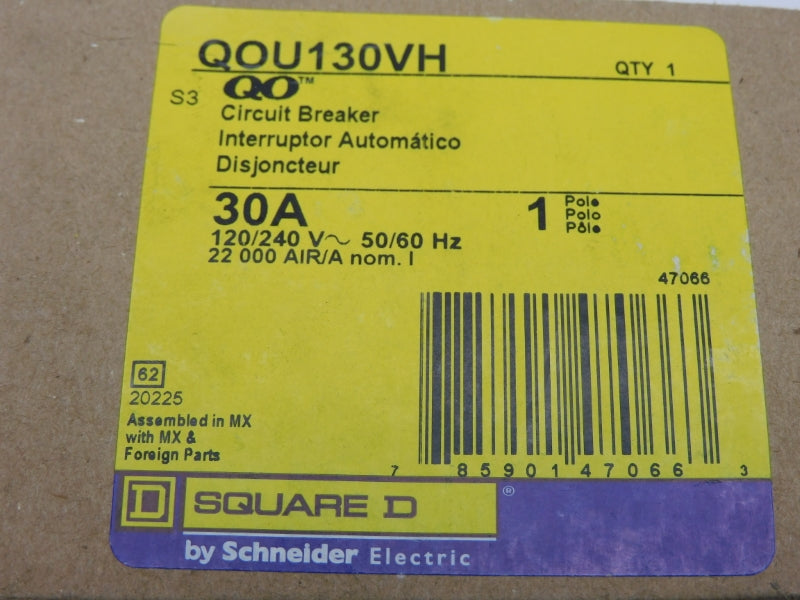 SQUARE D QOU130VH 120/240V 30A NSMP