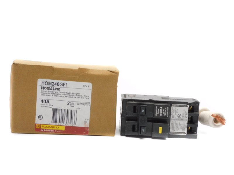 SQUARE D HOM240GFI 120/240V 40A (AS PICTURED) NSMP