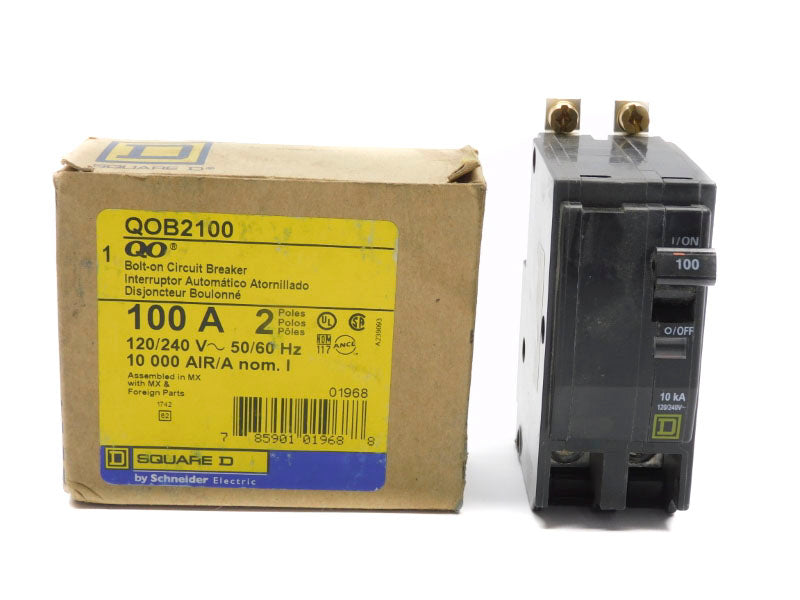 SQUARE D QOB2100 120/240V 100A (AS PICTURED) NSMP