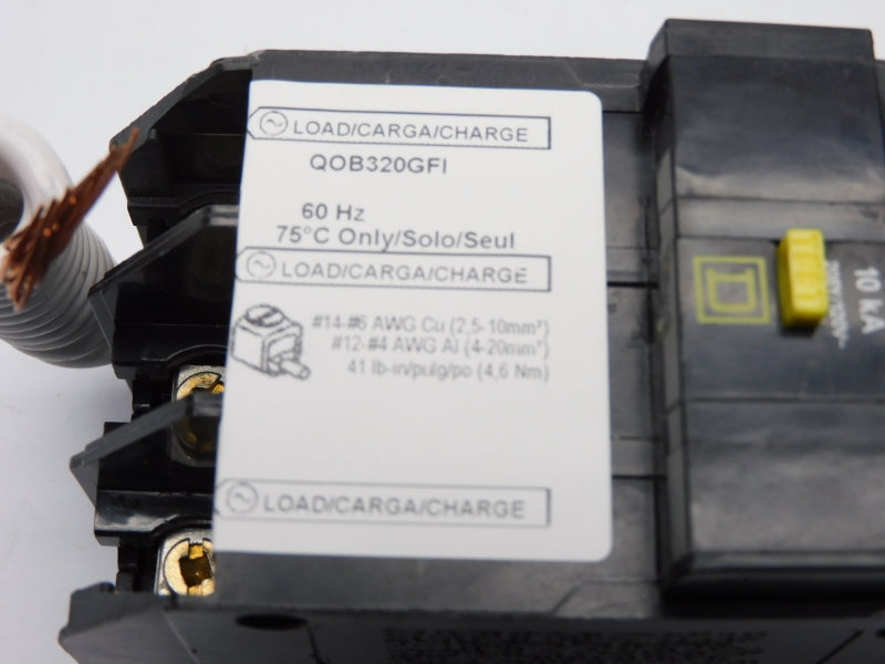 SQUARE D QOB320GFI 120V 20A NSNP