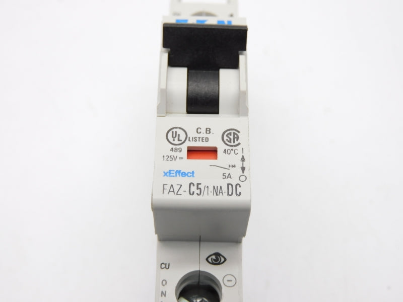 EATON FAZ-C5/1-NA-DC-SP 167150 125VDC 5A NSMP