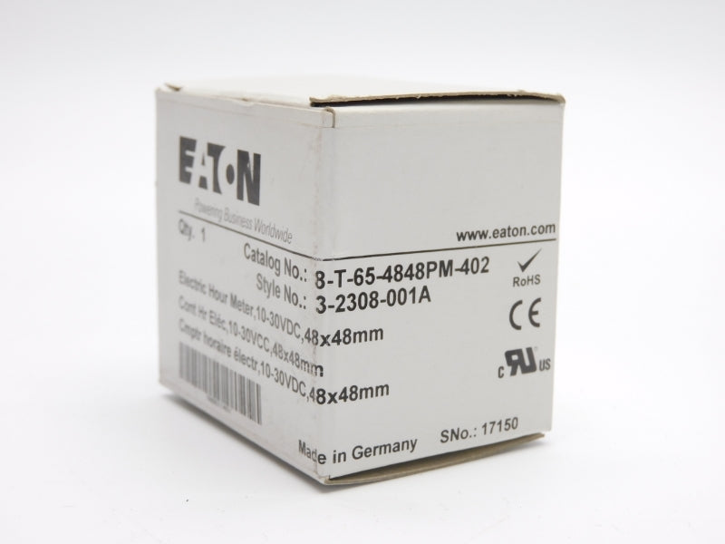 EATON 8-T-65-4848PM-402 3-23-08-001A 10-30VDC (HR) NSMP