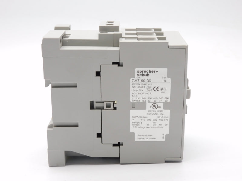 SPRECHER+SCHUH CA7-60-10-120 SER. B 110/120V 100A NSMP