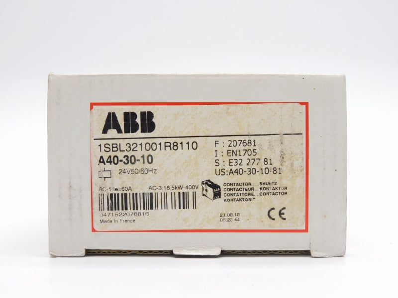 ABB 1SBL321001R8110 A40-30-10 24V 60A NSMP