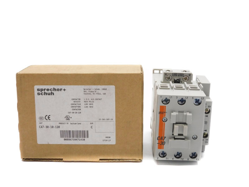 SPRECHER+SCHUH CA7-30-10-120 SER. C 110/120V 65A NSMP