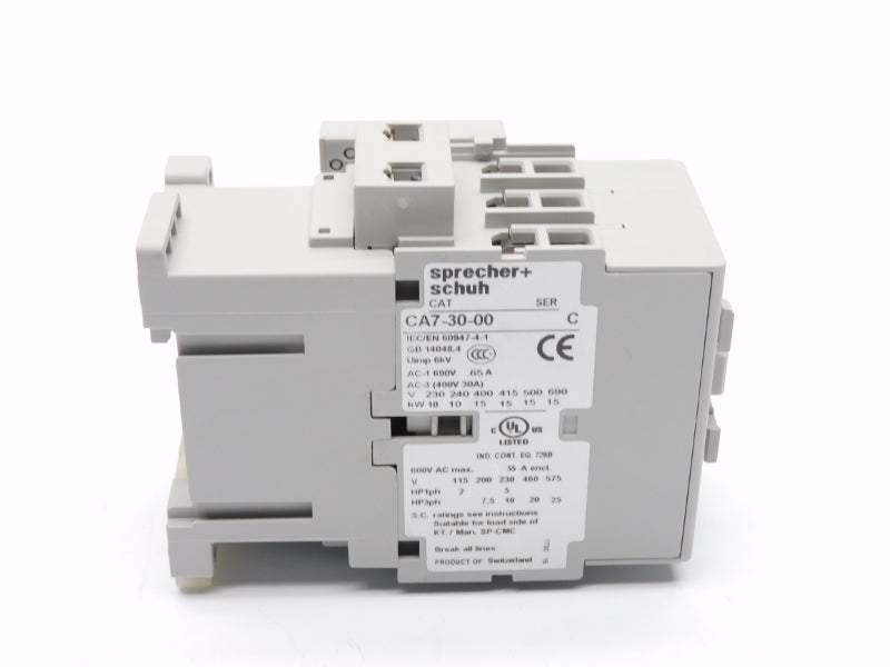 SPRECHER+SCHUH CA7-30-10-120 SER. C 110/120V 65A NSMP