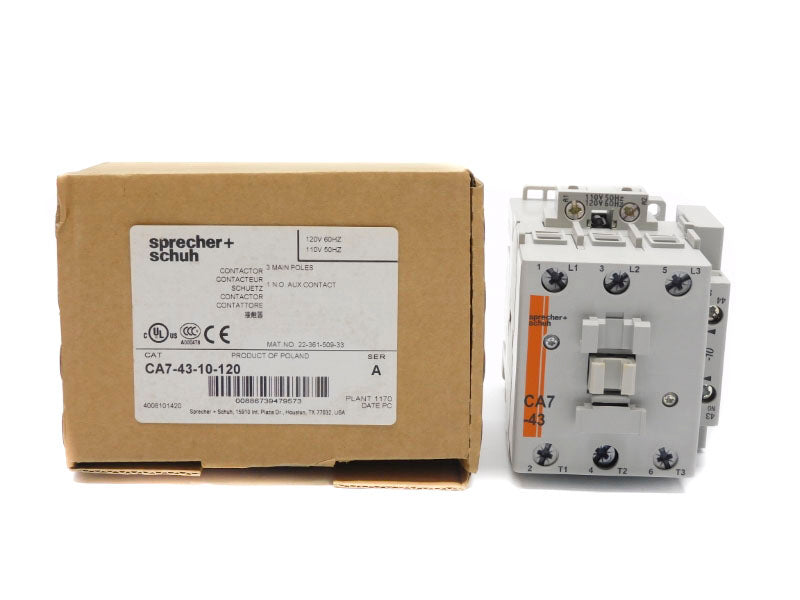 SPRECHER+SCHUH CA7-43-10-120 SER. A 110/120V 85A NSMP