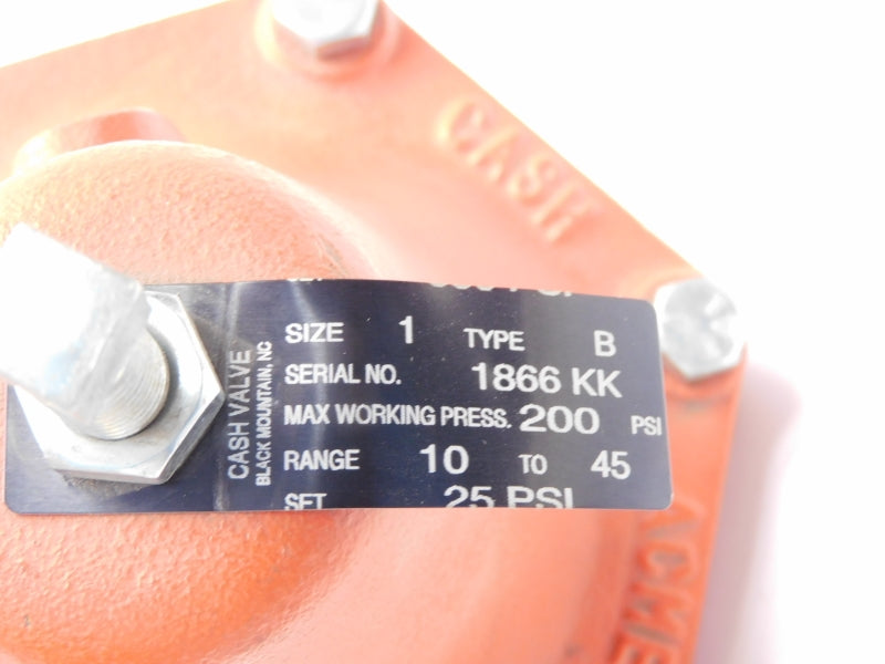 CASH ACME TYPE B 200PSI 1" NSNP