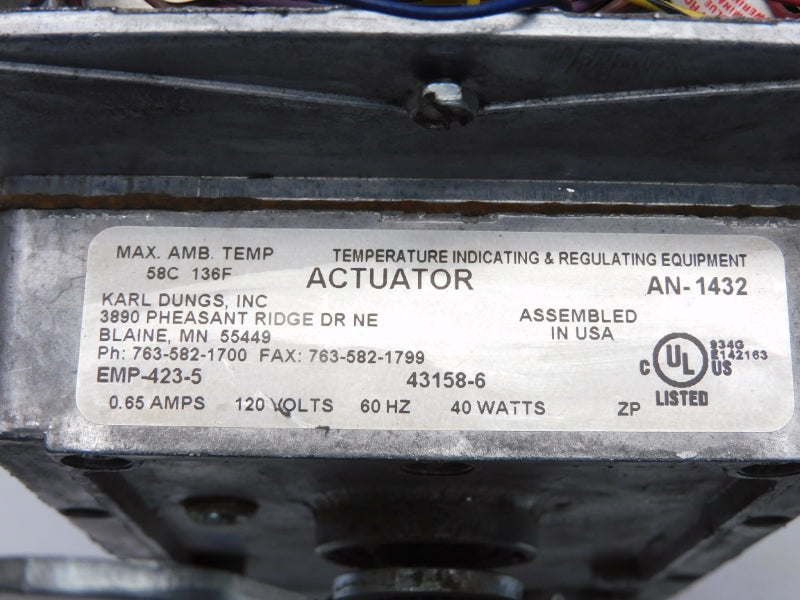KARL DUNGS EMP-423-5 120V 0.65A (AS PICTURED) UNMP