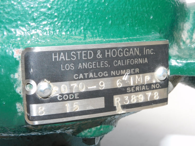 HALSTED&HOGGAN 2070-9 6" UNMP