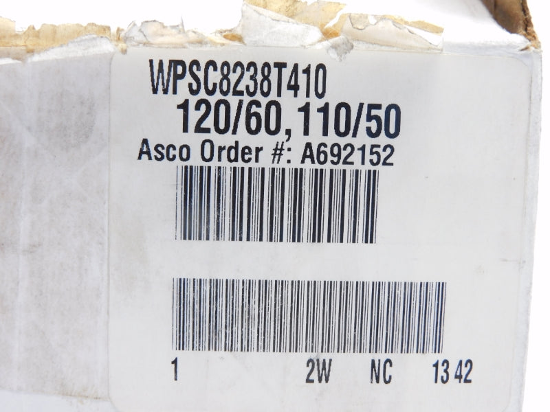 ASCO WPSC8238T410 110/120V 5-175PSI 1" NSMP