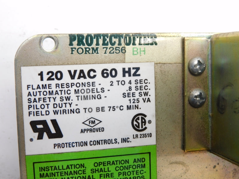 PROTECTION CONTROLS 7256BH 120VAC 2-4S (AS PICTURED) UNMP