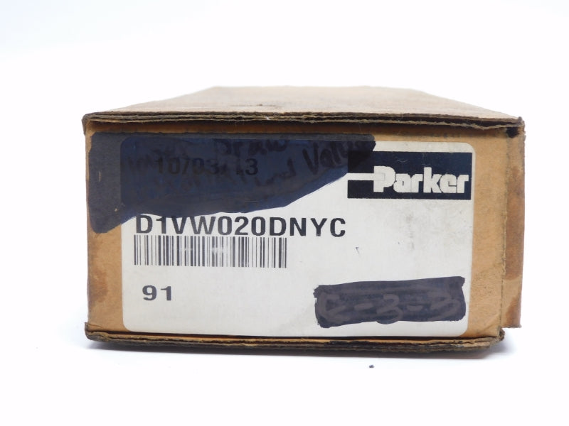 PARKER D1VW020DNYC 110/120V .60/.75A 5000PSI NSMP