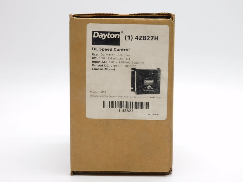 DAYTON 4Z827H 120/240VAC 2A NSMP
