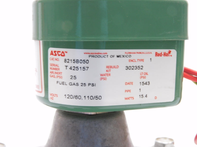 ASCO 8215B050 110/120V 1" NSNP