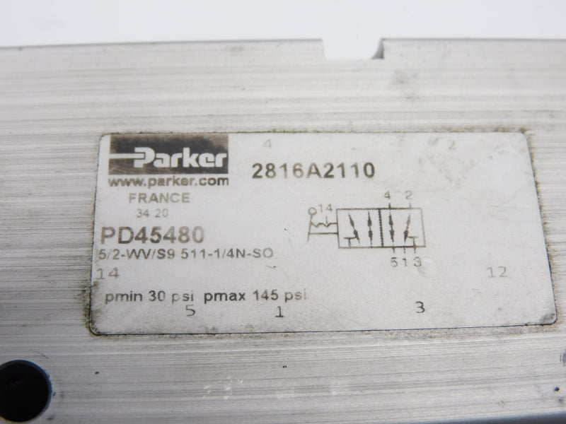PARKER 2816A2110 PD45480 145PSI UNMP