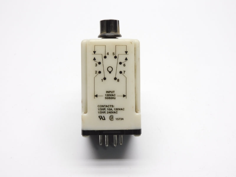 DAYTON 5X829F 120VAC 10A 1.8-180S UNMP